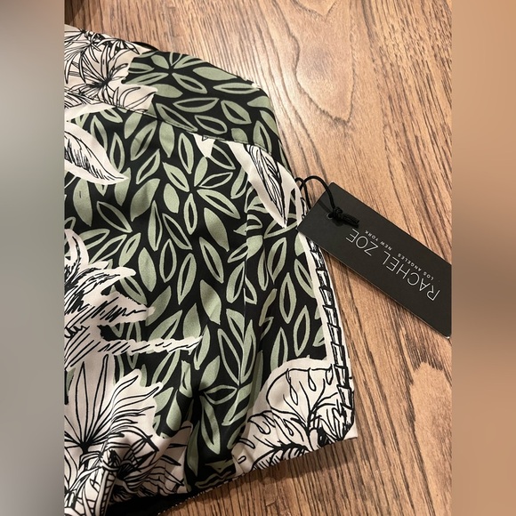 NWT Rachel Zoe Silky Tropical Bandana Crop Top Size S - Picture 3 of 6